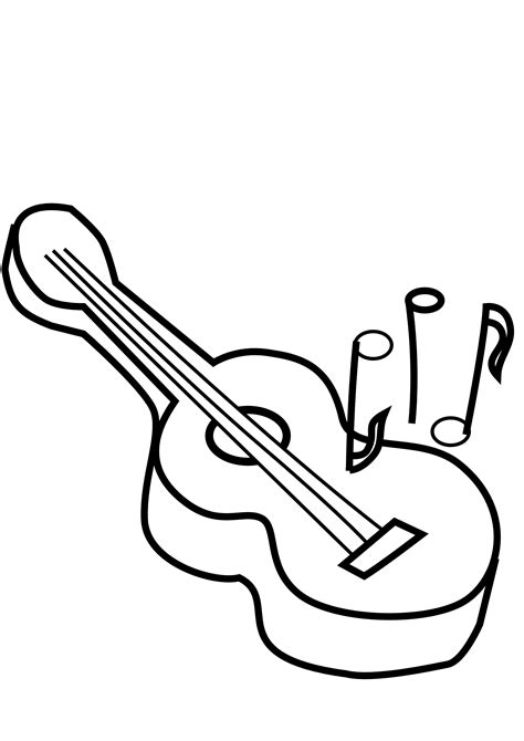 guitar pictures cartoon|guitar cartoon black and white.